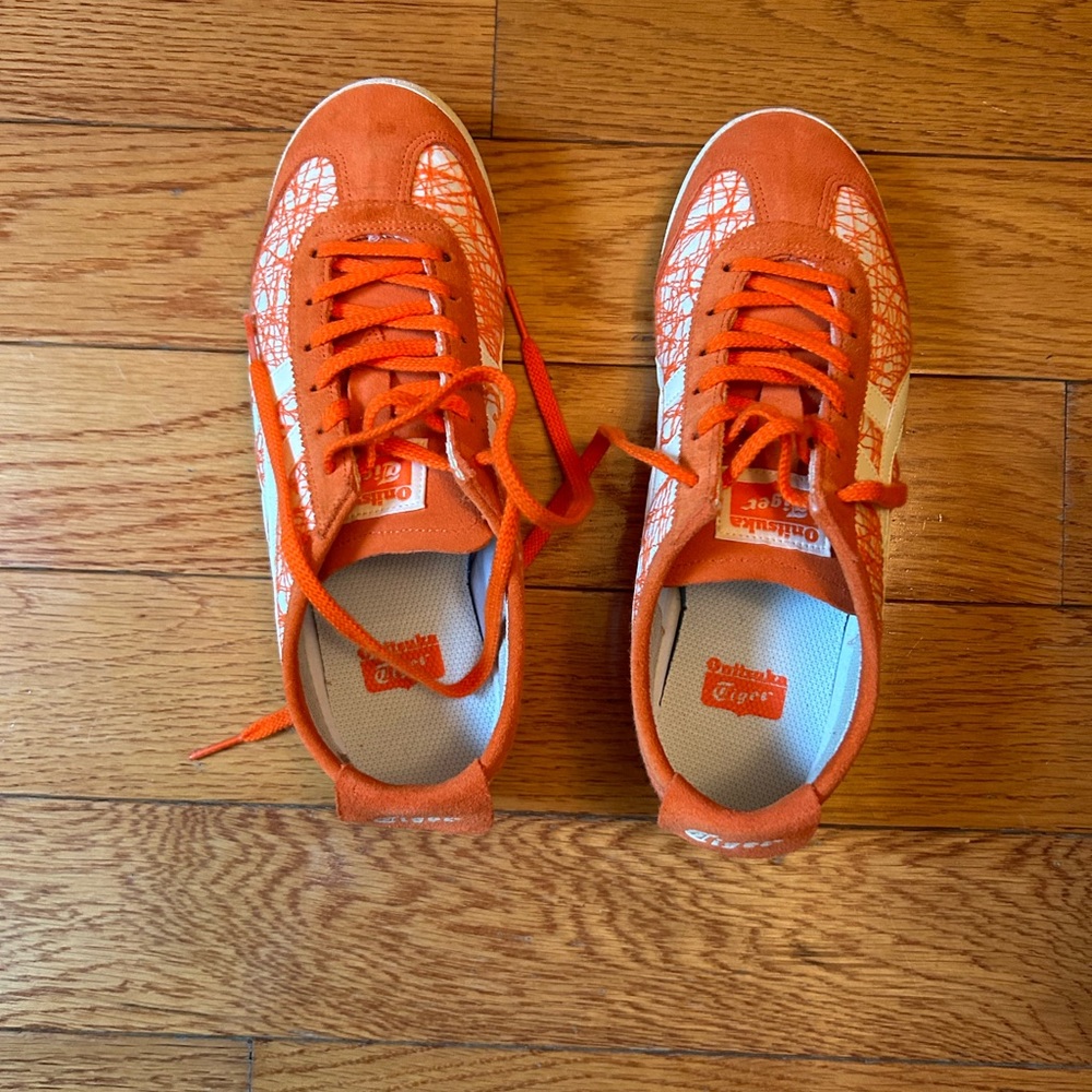 Orange Onitsuka Tiger women’s shoes